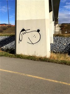 Dog Art in Calgary, Canada