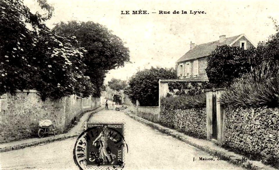 Le Mée-sur-Seine.Rue de la Lyve