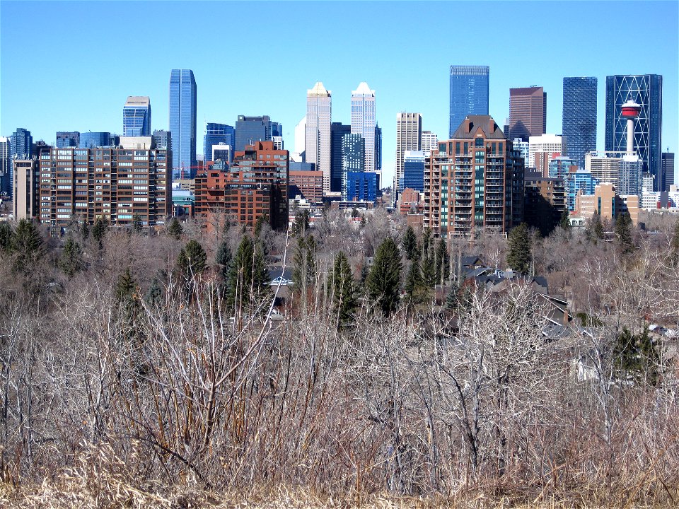 Calgary Canada on today's bike ride