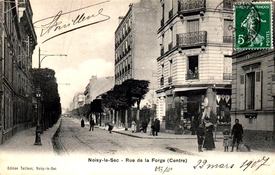 Noisy-le-Sec.Rue de la Forge.1907