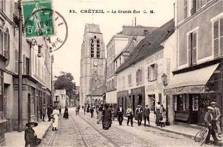 Créteil.Grande-Rue.Église Saint-Christophe de Créteil