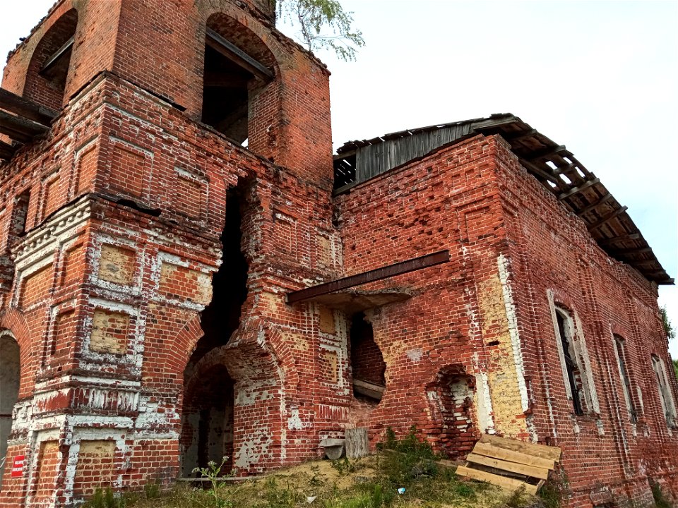 Ruined orthodoxal church