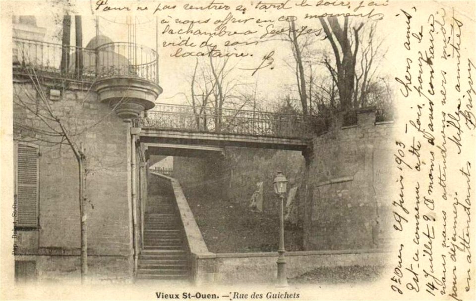 Saint-Ouen.Rue des Guichets.1903