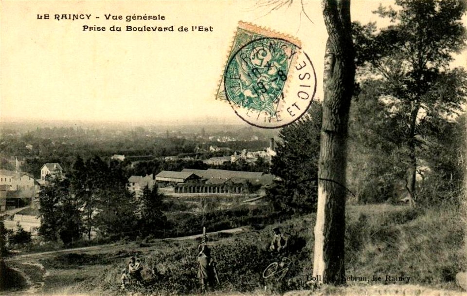Le Raincy.Boulevard de l'Est.Vue générale.1907