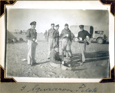 3 Squadron Pilots, RAAF, North Africa
