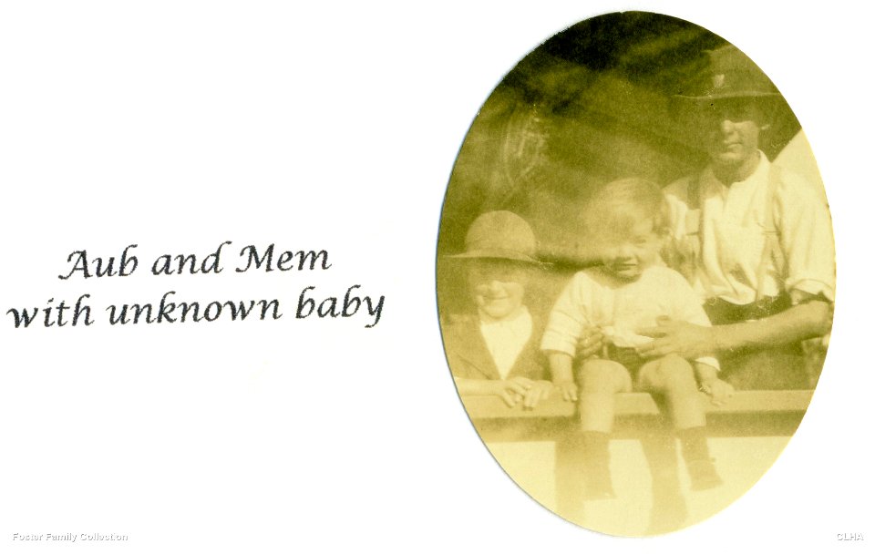 Aub and Mem Foster with unidentified baby, [n.d.]