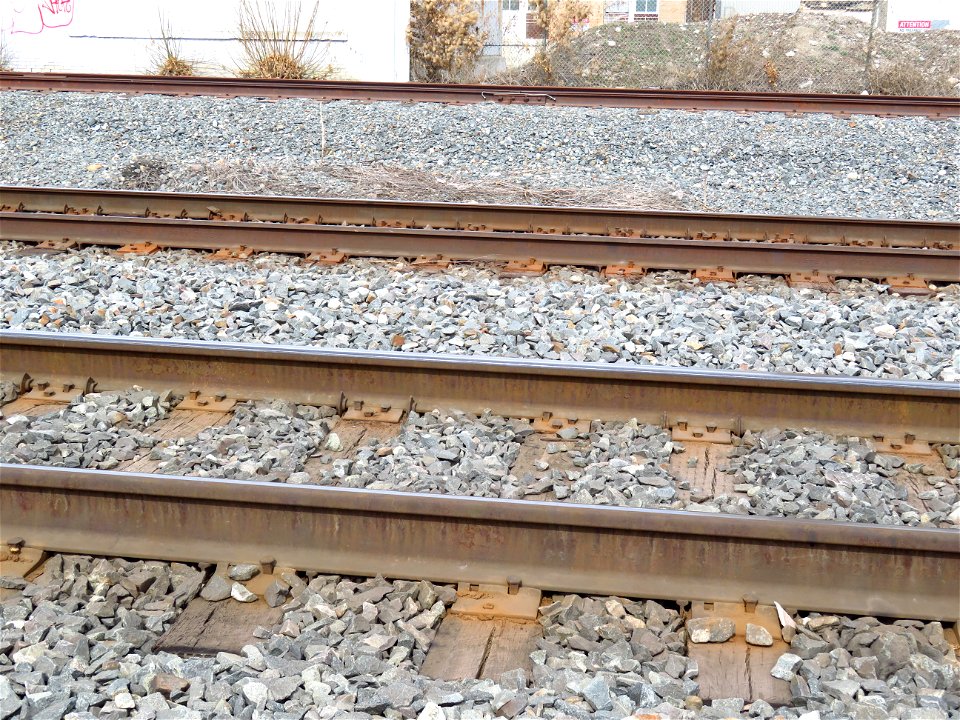 The Curly, Larry and Moe Railway. Each of the boys gets his own track!