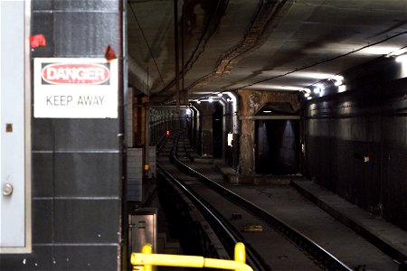 TTC Tunnel leaving Bay Lower. photo