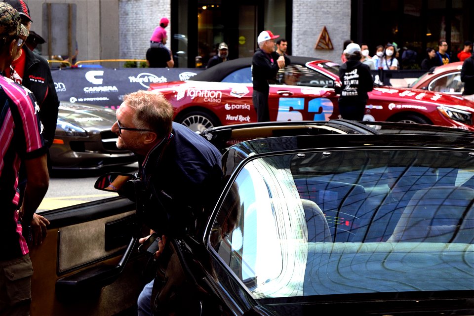 Gumball 3000 outside of Bay.