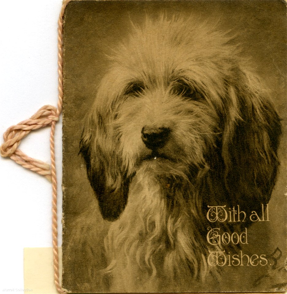 "With all good wishes" - Christmas card