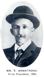 Mr T. Armstrong, First President of the Kurri Kurri Co-operative Society, 1904
