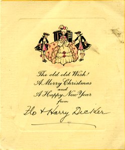 Christmas and New Year card