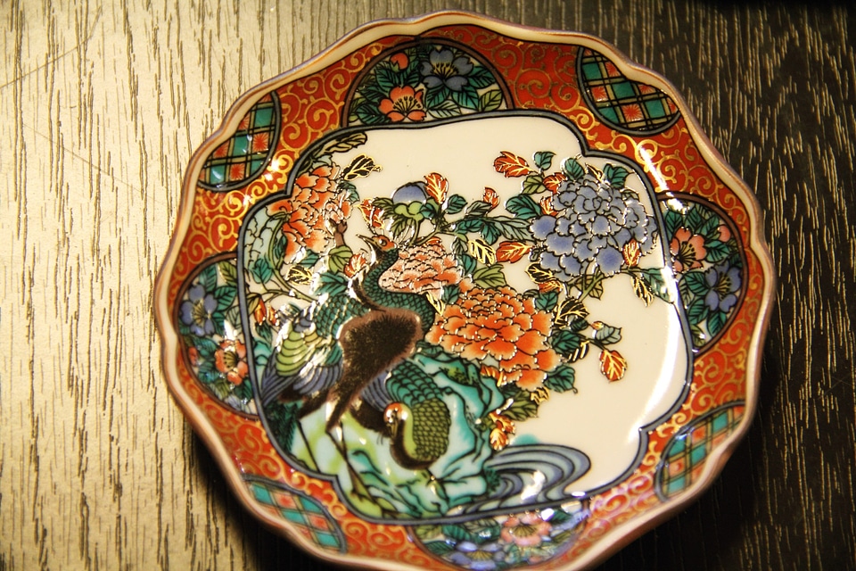 Kutani Japanese porcelain