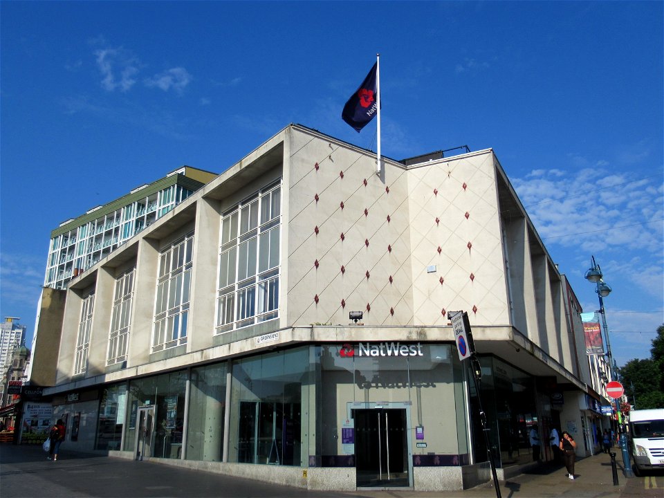 1950s bank building