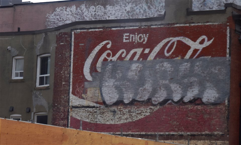 Old Coca-Cola advertisement.