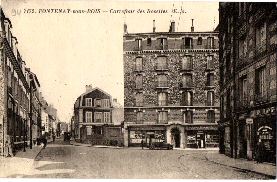 Fontenay-sous-Bois.Carrefour des Rosettes