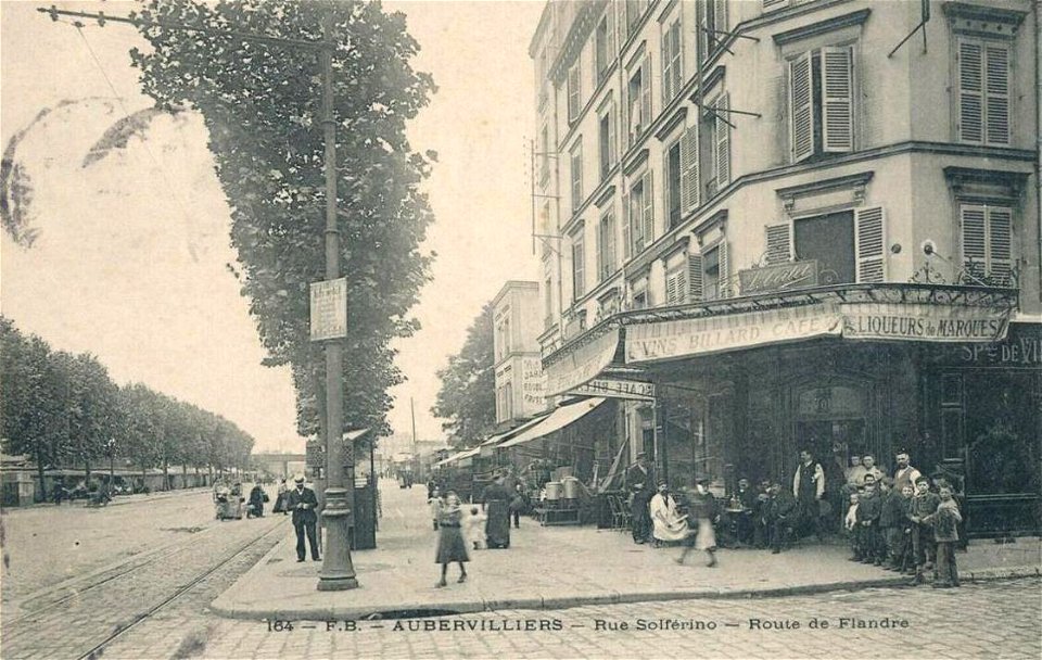 Aubervilliers.Rue Solferino.Route de Flandre