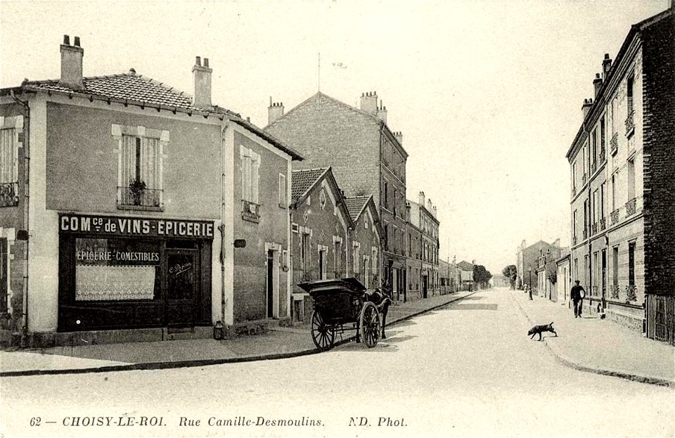 Choisy-le-Roi.Rue Camille-Desmoulins