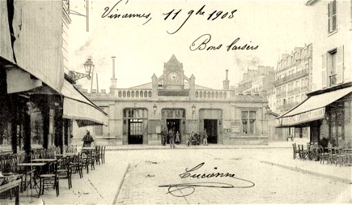 Vincennes.La gare de Vincennes.1903