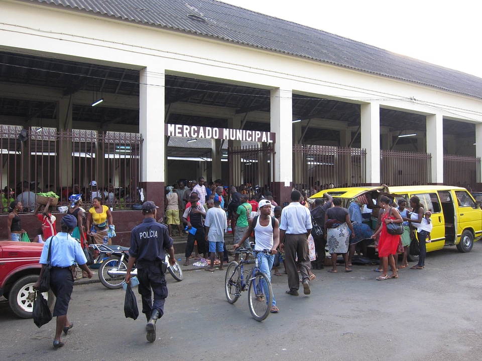 Market Sao Tome Africa