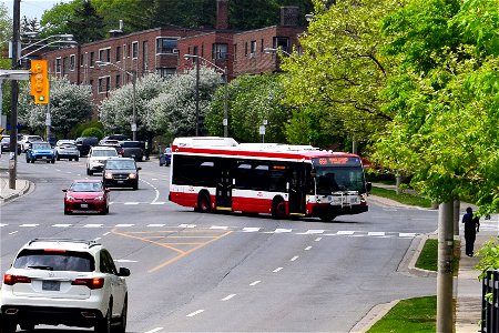 TTC Nova LFS 3333. 66A Entering Old Mill. photo