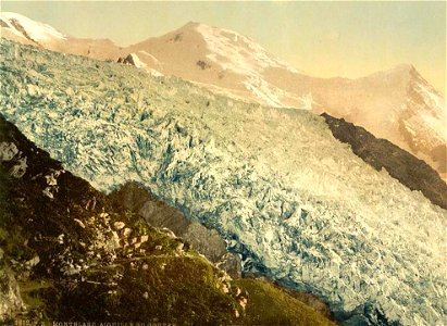Chamonix-Mont-Blanc.Aiguille du Gouter, vers 1890