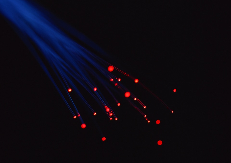 multicolor fiber optics