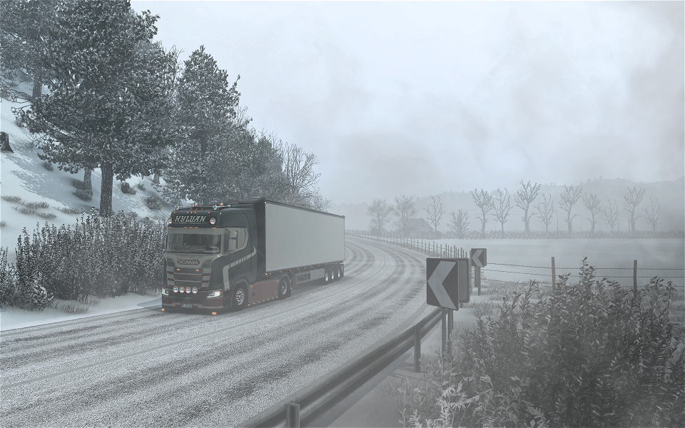 Snow storm in Italia