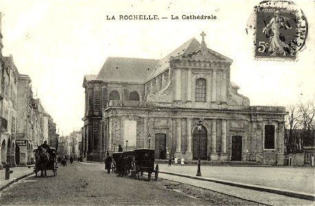 La Rochelle.Cathédrale Saint-Louis de La Rochelle