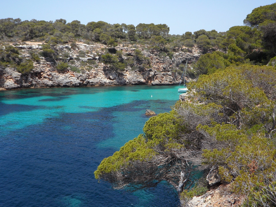 Rocky coast rocky mallorca