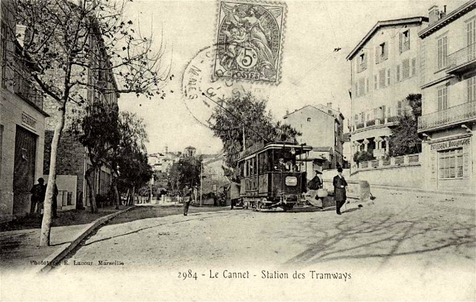 Le Cannet.Station des Tramways