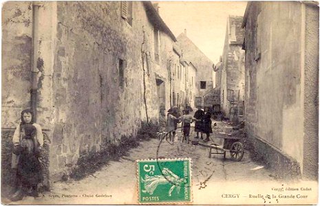 Cergy.Ruelle de la Grande-Cour