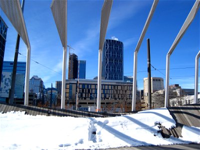 Downtown Calgary from the East Village