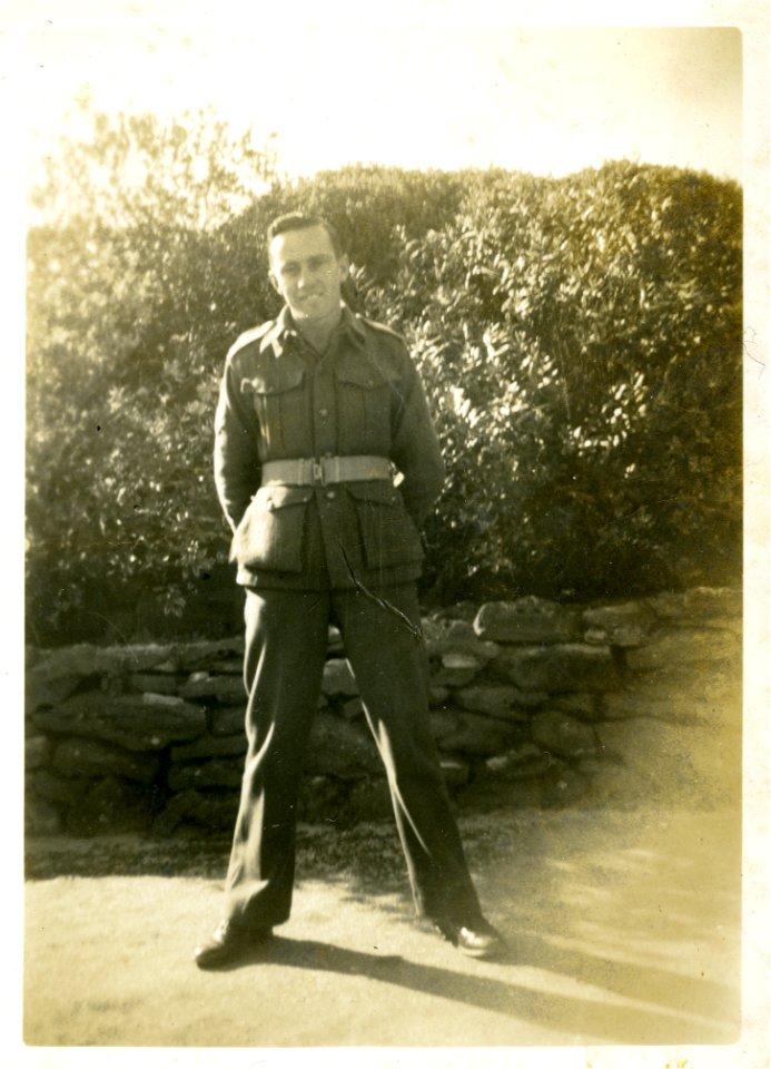 Gavin Whitelaw Bell (1919-1994) in the Australian Army during World War 2.