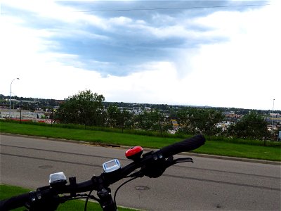 Cloud watching on today's bike ride photo