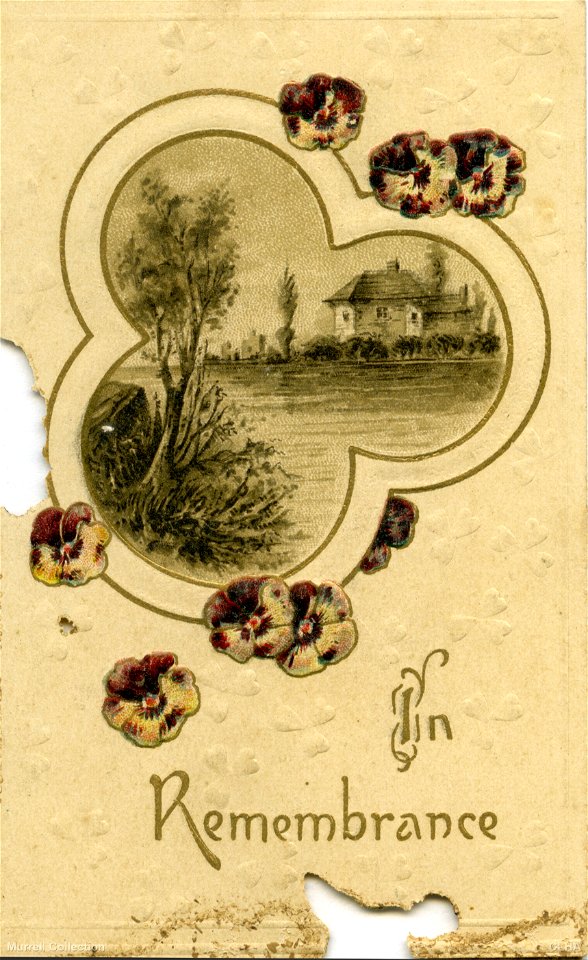 "In remembrance" - Christmas card