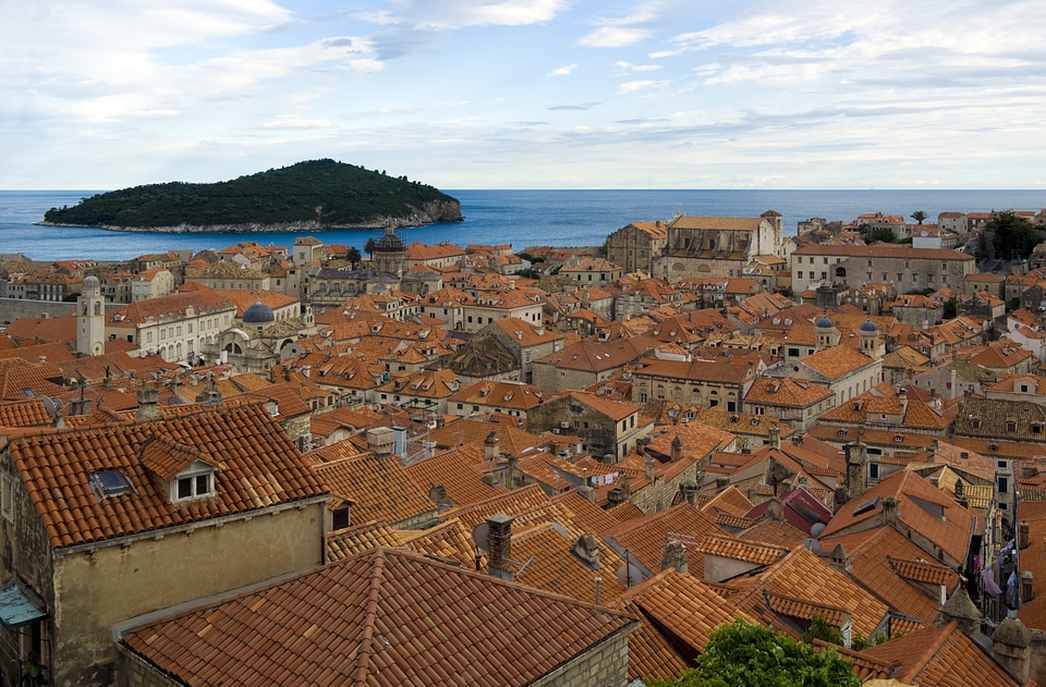 Dubrovnik and Locrum island