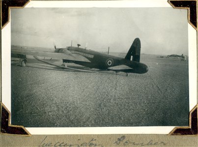 Wellington Bomber, North Africa photo
