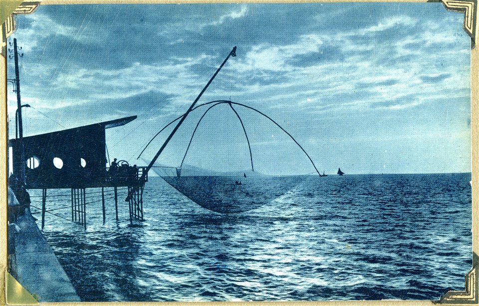 Somewhere on the Mediterranean coastline. Postcard printed in Italy