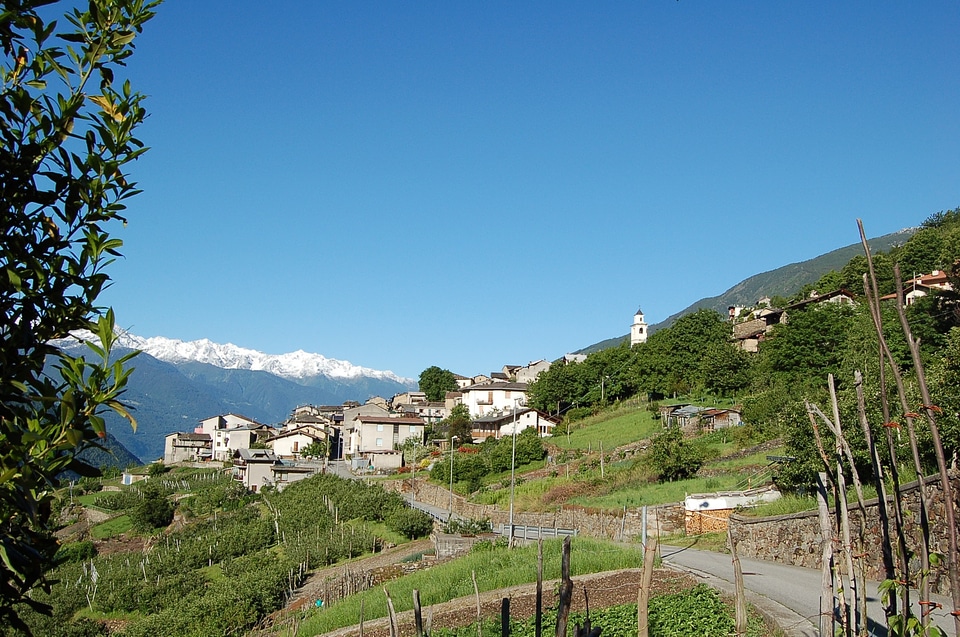 Landscape Tirano Italy