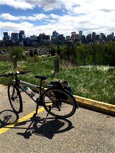 Biking in Calgary Canada