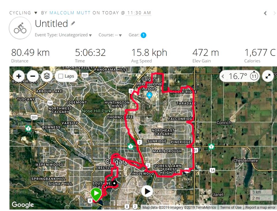 Today's ride skirted the Northeast side of town