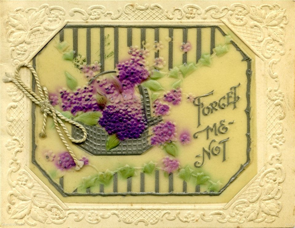 "Forget me not" - Christmas card