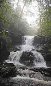 Waterfalls in Ricketts Glen State Park