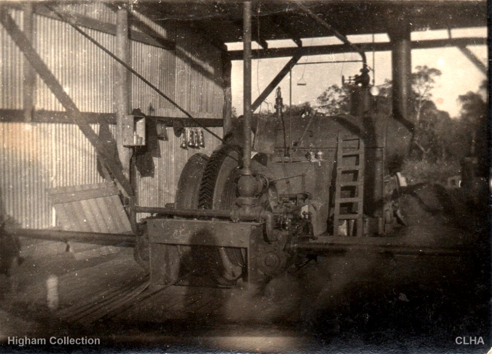 Winch for sinking shaft - Ayrfield No. 2 Colliery, NSW, [1920s]