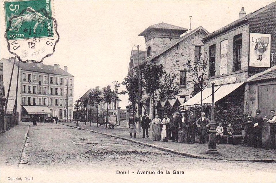 Deuil-la-Barre.Avenue de la Gare.1912