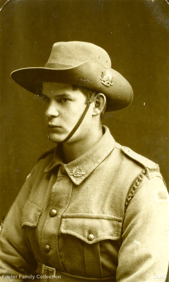 Kenneth Vincent Foster, 23rd December 1898 - 27th January 1922 in uniform.