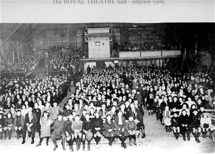 The Royal Theatre hall - interior view, Kurri Kurri, NSW, 1915 photo