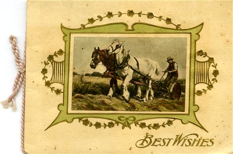 "Best wishes" - Christmas and New Year card