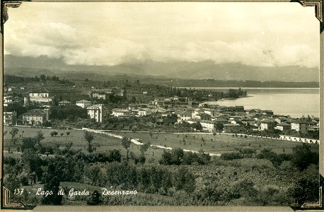 Desenrano,, Lago di Garda (Lake Garda), Italy, [1944] - Postcard photo